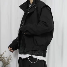 Load image into Gallery viewer, Samo Zaen&#39;s Loose Stand Collar Jacket Solid Color Versatile Short