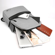Load image into Gallery viewer, Litthing Slim Laptop Backpack Men Work Unisex Black Ultralight - FUCHEETAH