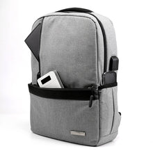 Load image into Gallery viewer, Litthing Slim Laptop Backpack Men Work Unisex Black Ultralight - FUCHEETAH