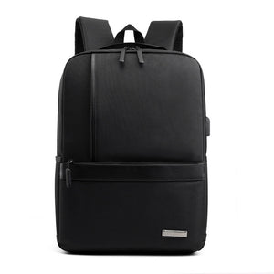 Litthing Slim Laptop Backpack Men Work Unisex Black Ultralight - FUCHEETAH