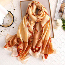 Load image into Gallery viewer, Luxury brand hijab summer women scarves soft long print silk scarves lady shawl - FUCHEETAH