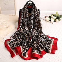 Load image into Gallery viewer, Luxury women pashmina scarves shawls and wraps - FUCHEETAH