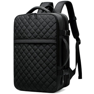 Men's Backpack Multi-layer 15.6 inch Laptop Bag USB Charging Port - FUCHEETAH