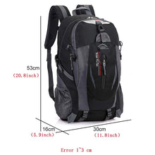 Load image into Gallery viewer, New Unisex Nylon Travel Backpack Large Capacity Camping 15-inch Laptop Backpack Outdoor Hiking Bag - FUCHEETAH