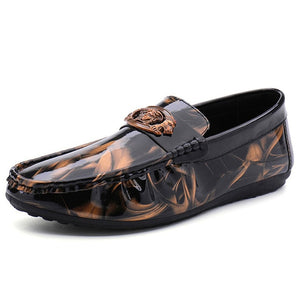 Explosive Leather Face Tiger  Wild Peas Shoes Wild Men's footwear - FUCHEETAH