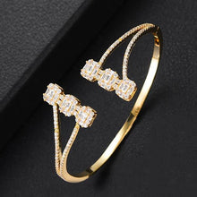 Load image into Gallery viewer, Luxury Stackable Bangle Cubic Zircon Crystal Bracelet