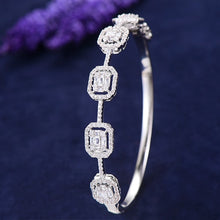 Load image into Gallery viewer, Luxury Stackable Bangle Cubic Zircon Crystal Bracelet