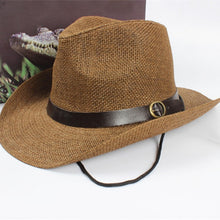 Load image into Gallery viewer, Women Summer Style Child sunhat Beach Men Hat Straw men\&#39;s cowboy hats cap - FUCHEETAH