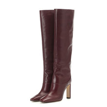Load image into Gallery viewer, Knee High Boots Women New Design Fur Warm Winter Shoes High Heel Woman - FUCHEETAH