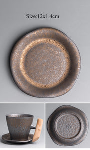 Japan style ceramic tea mugs vintage coffee cup Chinese coffee mugs drinkware - FUCHEETAH