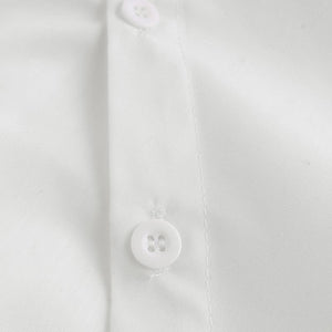 Samo Zaen Collection  Men Irregular Shirts  Lapel Chic Button Solid Color - FUCHEETAH