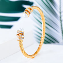 Load image into Gallery viewer, Trendy Luxury Stackable Bracelet Cuff Full Cubic Zircon Crystal - FUCHEETAH