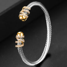 Load image into Gallery viewer, Trendy Luxury Stackable Bracelet Cuff Full Cubic Zircon Crystal - FUCHEETAH
