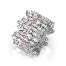 Load image into Gallery viewer, Luxury Silver Rings Geometric CZ Simple Stylish - FUCHEETAH