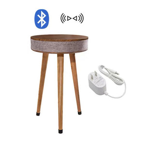Smart Table Living Room Inductive Wireless Charging Table Wooden Outdoor 3D Surround Music - FUCHEETAH