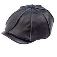 Load image into Gallery viewer, Boys casual genuine leather hat genuine leather cowhide male cap  painter cap - FUCHEETAH
