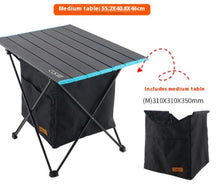 Cargar imagen en el visor de la galería, Outdoor Folding Table Storage Basket Round Picnic Table Hanging Bag Portable Invisible Pocket Waterproof Storage