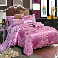 Charger l&#39;image dans la galerie, Luxury European Bedding Satin Jacquard Modal Cotton Tencel Set