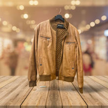 Load image into Gallery viewer, Second Hand Leather Brown Jacket
