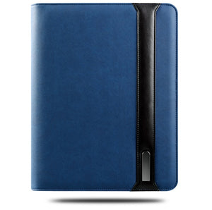 Multifunctional Rechargeable Folder Travel Notebook Composition  Folder With Wireless Power Charger Mobile