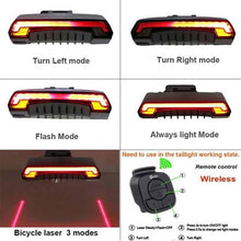 Load image into Gallery viewer, Smart LED Wireless Bicycle Tail Light