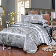 Charger l&#39;image dans la galerie, Luxury European Bedding Satin Jacquard Modal Cotton Tencel Set