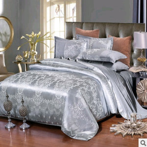 Luxury European Bedding Satin Jacquard Modal Cotton Tencel Set