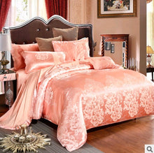 Charger l&#39;image dans la galerie, Luxury European Bedding Satin Jacquard Modal Cotton Tencel Set