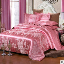 Load image into Gallery viewer, Luxury European Bedding Satin Jacquard Modal Cotton Tencel Set