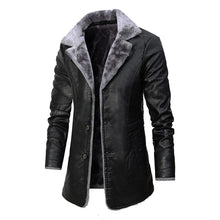 Load image into Gallery viewer, Samo zaen Plush Large Lapel Suit Fur Men