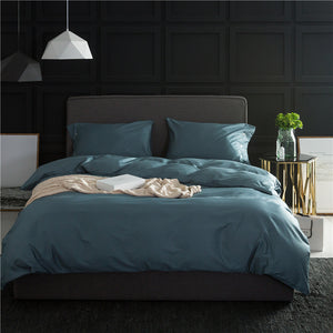 Pure color four-piece bedding Cover