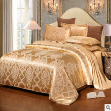 Charger l&#39;image dans la galerie, Luxury European Bedding Satin Jacquard Modal Cotton Tencel Set