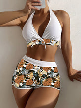 Cargar imagen en el visor de la galería, Swimming River Swimwear New Bikini Swimsuit Split Printed Boxers Sexy