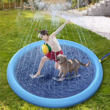 Cargar imagen en el visor de la galería, Non-Slip Splash Pad For Kids And Pet Dog Pool Summer Outdoor Water Toys Fun Backyard Fountain Play Mat