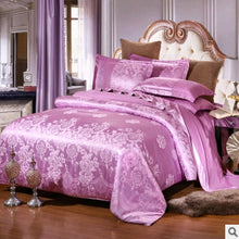 Charger l&#39;image dans la galerie, Luxury European Bedding Satin Jacquard Modal Cotton Tencel Set