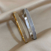 Laden Sie das Bild in den Galerie-Viewer, 1pc/2pcs Trendy Minimalist Stainless Steel Bracelet