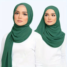 Laden Sie das Bild in den Galerie-Viewer, Stylish Women&#39;s Hijab Jersey Scarf