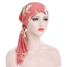 Charger l&#39;image dans la galerie, Curved Tail Turban Hat Flower