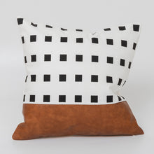 Laden Sie das Bild in den Galerie-Viewer, Light Luxury Bohemian Leather And Cotton Sofa Cushion Cover Car Pillow Cover