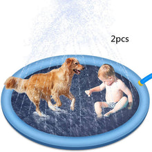 Load image into Gallery viewer, Non-Slip Splash Pad For Kids And Pet Dog Pool Summer Outdoor Water Toys Fun Backyard Fountain Play Mat