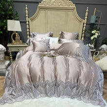 Charger l&#39;image dans la galerie, Brand Luxury European Style Four-piece Silk Cotton Bedding Cover