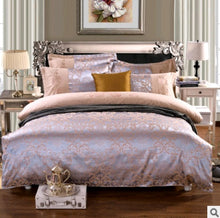 Charger l&#39;image dans la galerie, Luxury European Bedding Satin Jacquard Modal Cotton Tencel Set