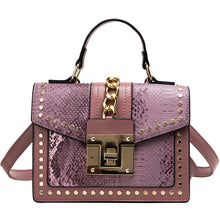 Load image into Gallery viewer, Luxury Fashion snake pattern handbag for women Purse