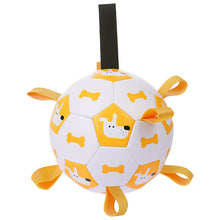 Cargar imagen en el visor de la galería, Dog Interactive Football Toys Children Soccer Dog Outdoor Training Balls Pet Sporty Bite Chew Teething Ball With Cute Printing