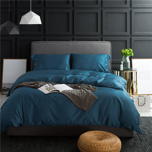 Pure color four-piece bedding Cover