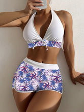 Laden Sie das Bild in den Galerie-Viewer, Swimming River Swimwear New Bikini Swimsuit Split Printed Boxers Sexy