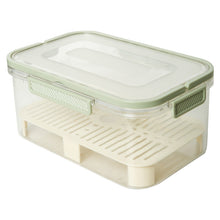 Cargar imagen en el visor de la galería, Portable Draining Vegetables Refrigerator Crisper Outdoor Picnic Basket Snacks Fruit Storage Box