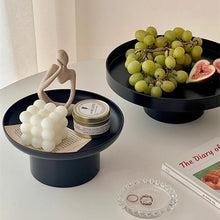 Charger l&#39;image dans la galerie, Round High Foot Fruit Plate Jewelry Storage Display Tray