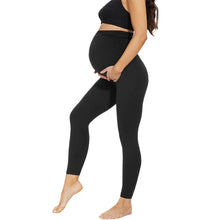 Load image into Gallery viewer, Pregnant Women&#39;s Cropped High Waist Fashion Casual Leggings