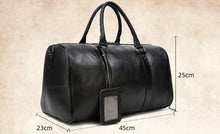 Load image into Gallery viewer, Lychee pattern vintage handbag for men